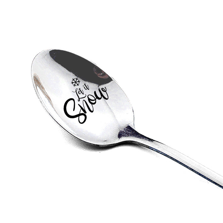 Stainless steel spoon