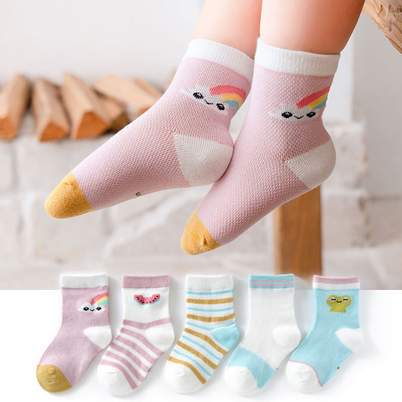 Children Socks for Spring And Summer Thin