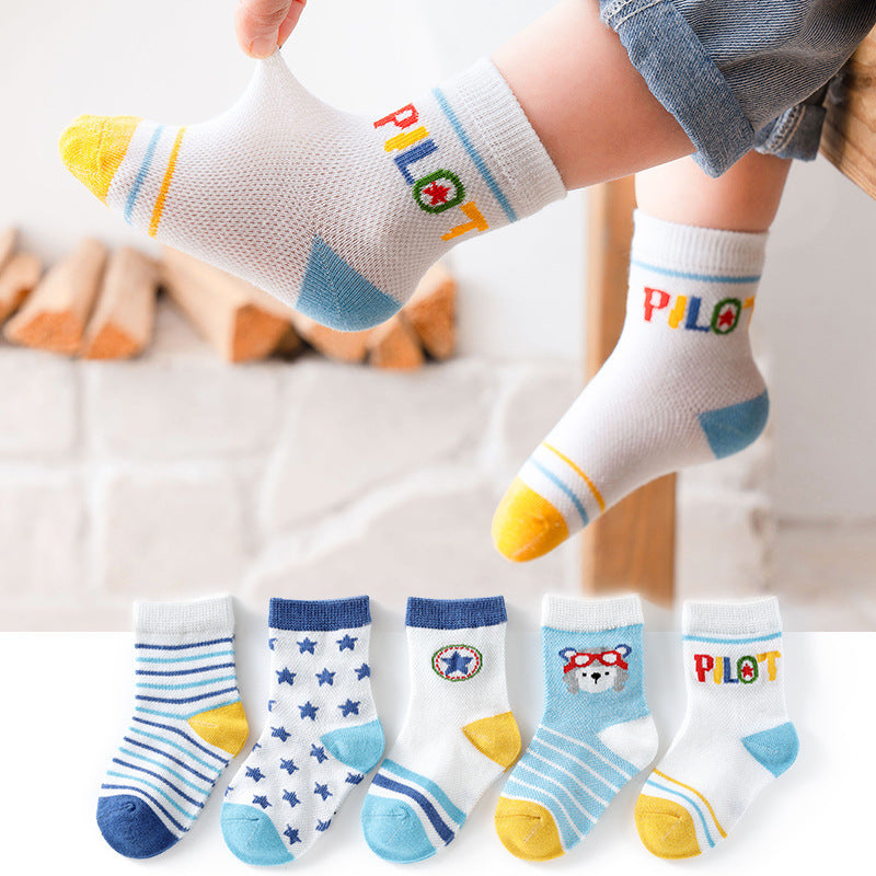 Children Socks for Spring And Summer Thin