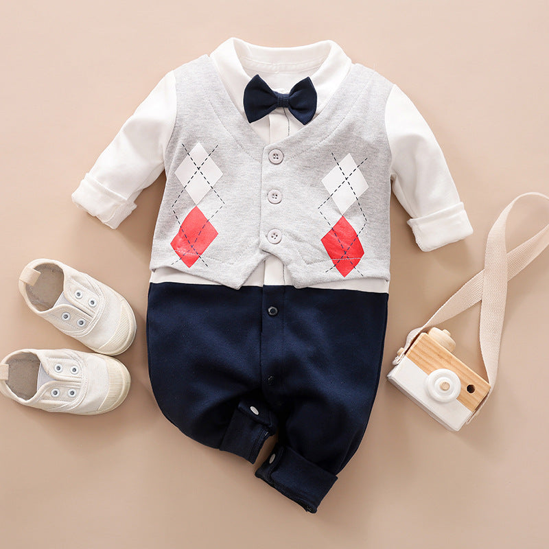 Gentleman Baby Dress