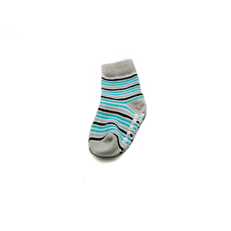 3 Pairs Of Non-slip Socks For Newborn Children