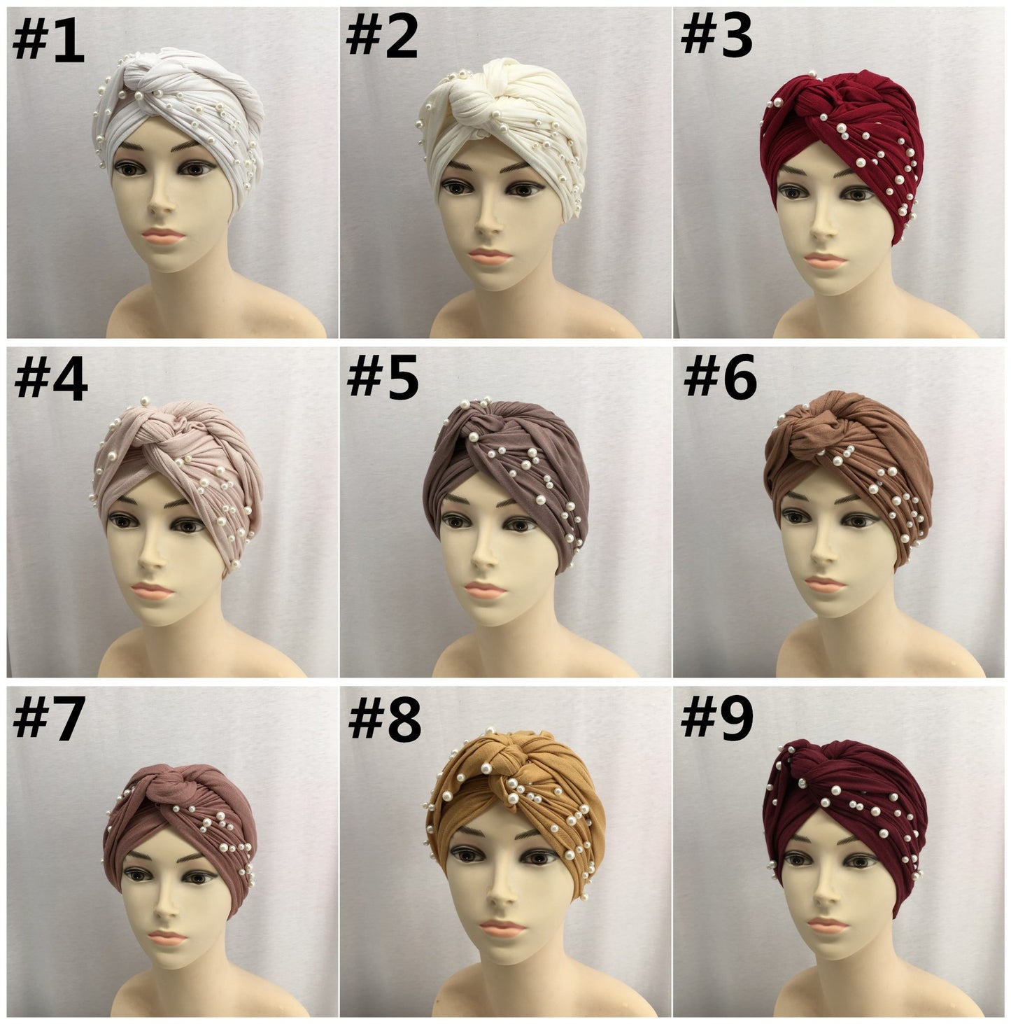 Muslim turban hat cotton jersey turban hat