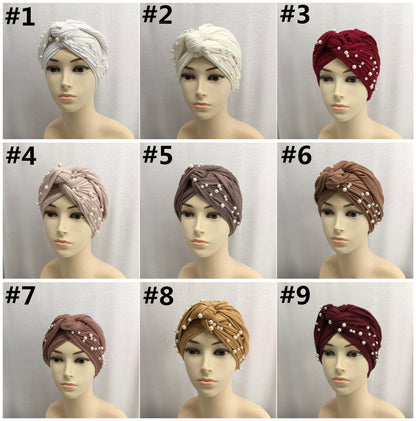 Muslim turban hat cotton jersey turban hat