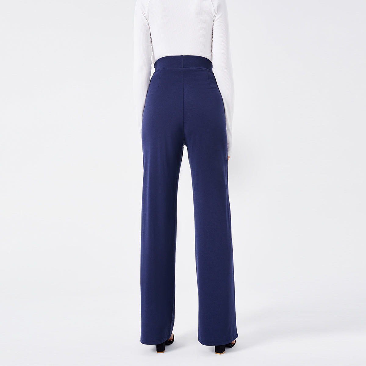 Retro Groove Bell-Bottoms - High-waisted Bell Bottoms