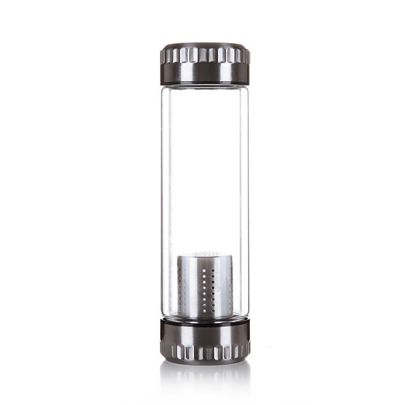 tea bottle bottled water bottle infuser with filter stainless steel tea infuser filter double wall glass sport water tumbler