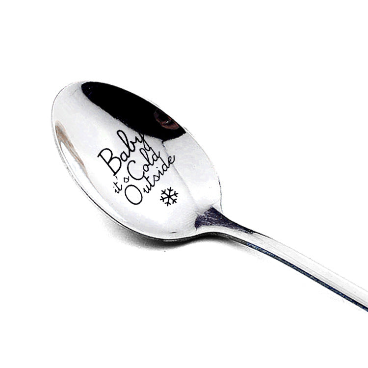 Stainless steel spoon