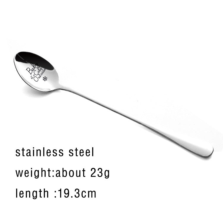 Stainless steel spoon