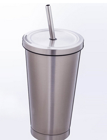 Stainless Steel Coffee Straw Cup | Reusable and Eco-Friendly