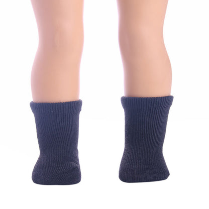 Stylish 18-Inch American Girl Doll Socks in 12 Vibrant Colors | Buy Now