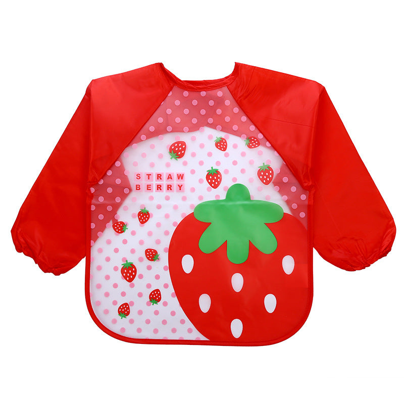 Children's Gown Long Sleeve Kids Waterproof Meal Baby Apron Painting Clothes Bib Protective Clothing