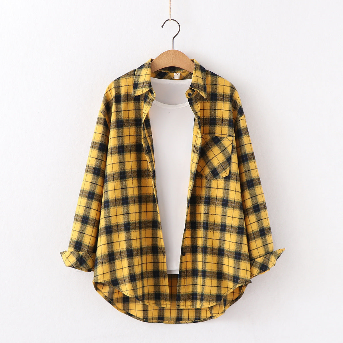 Plaid Loose Blouse