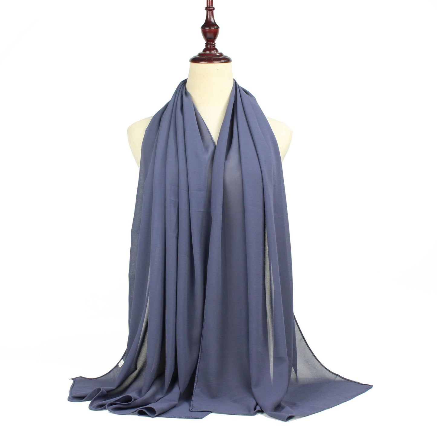 Pearl chiffon scarf solid color shawl