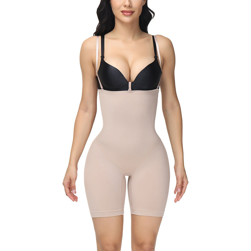 Body Contour Panty - Tummy Control Suspender Seamless Bodysuit