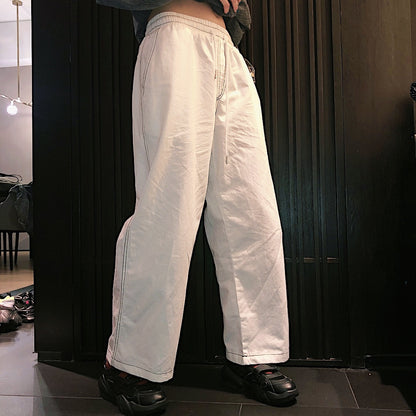 Retro Revival Jeans - Retro wide-leg pants