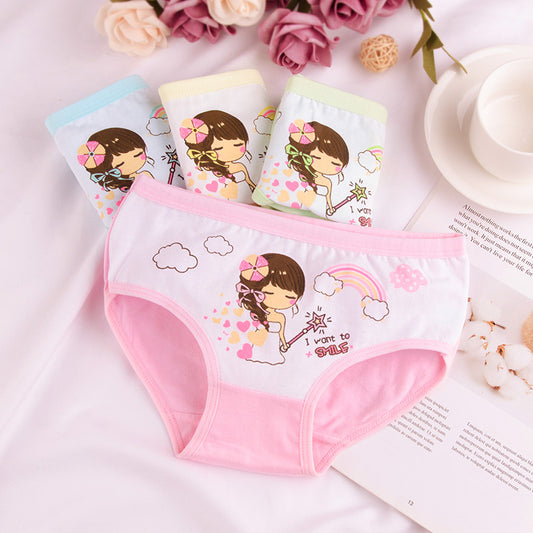 Children's Underwear | Girls Pure Cotton Boxer