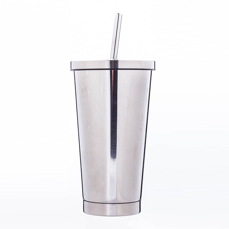 Stainless Steel Coffee Straw Cup | Reusable and Eco-Friendly