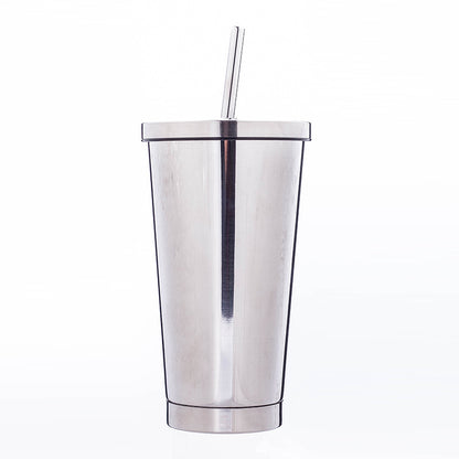 Stainless Steel Coffee Straw Cup | Reusable and Eco-Friendly