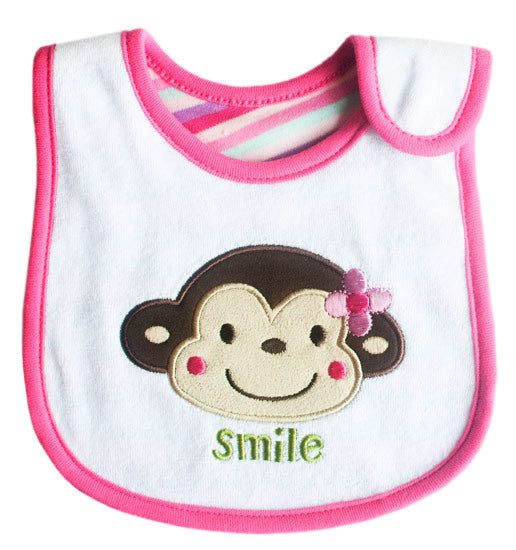 Baby Cartoon Bib Three-layer Cotton Waterproof