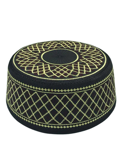 Muslim Hats Cotton Embroidery Islamic Men Prayer Arab Clothing Caps