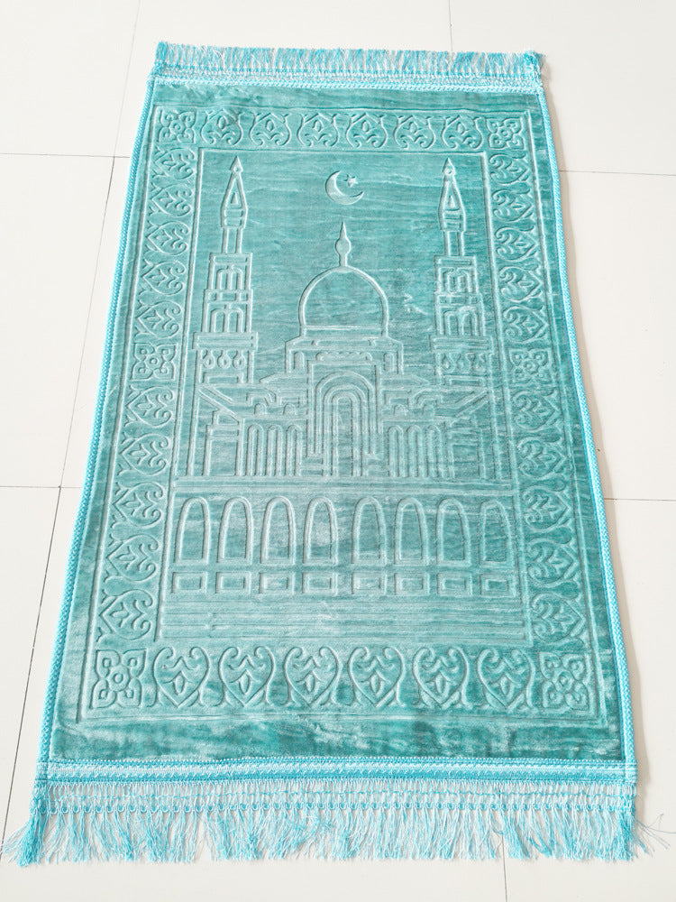 Plain Embossed Prayer Blanket For Worship