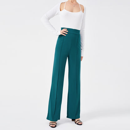 Retro Groove Bell-Bottoms - High-waisted Bell Bottoms