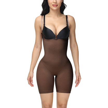 Body Contour Panty - Tummy Control Suspender Seamless Bodysuit