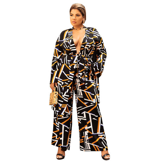 Effortless Elegance Kimono -   Two Piece Set