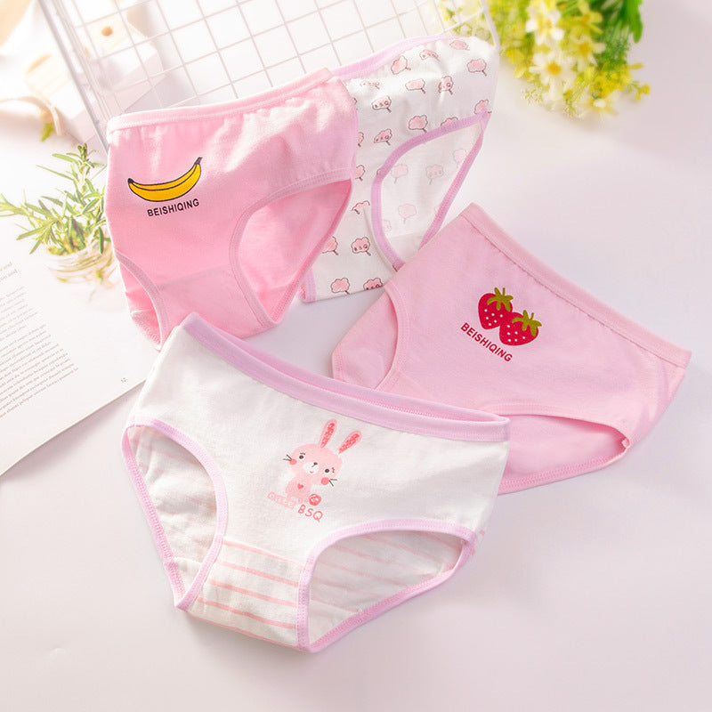 Children's Underwear | Girls Pure Cotton Boxer