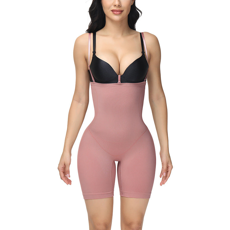 Body Contour Panty - Tummy Control Suspender Seamless Bodysuit