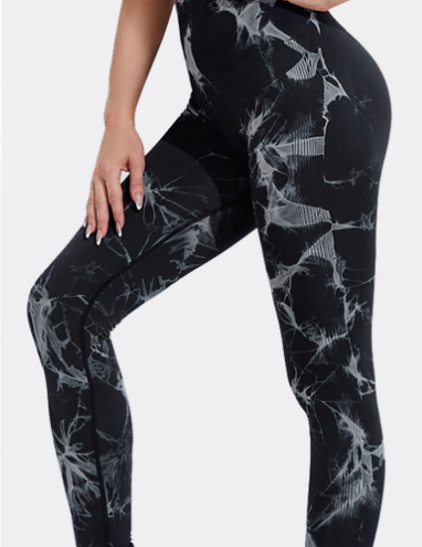 Sweat Luxe Leggings - Tie Dye Sport Fitness Running Gym Leggings